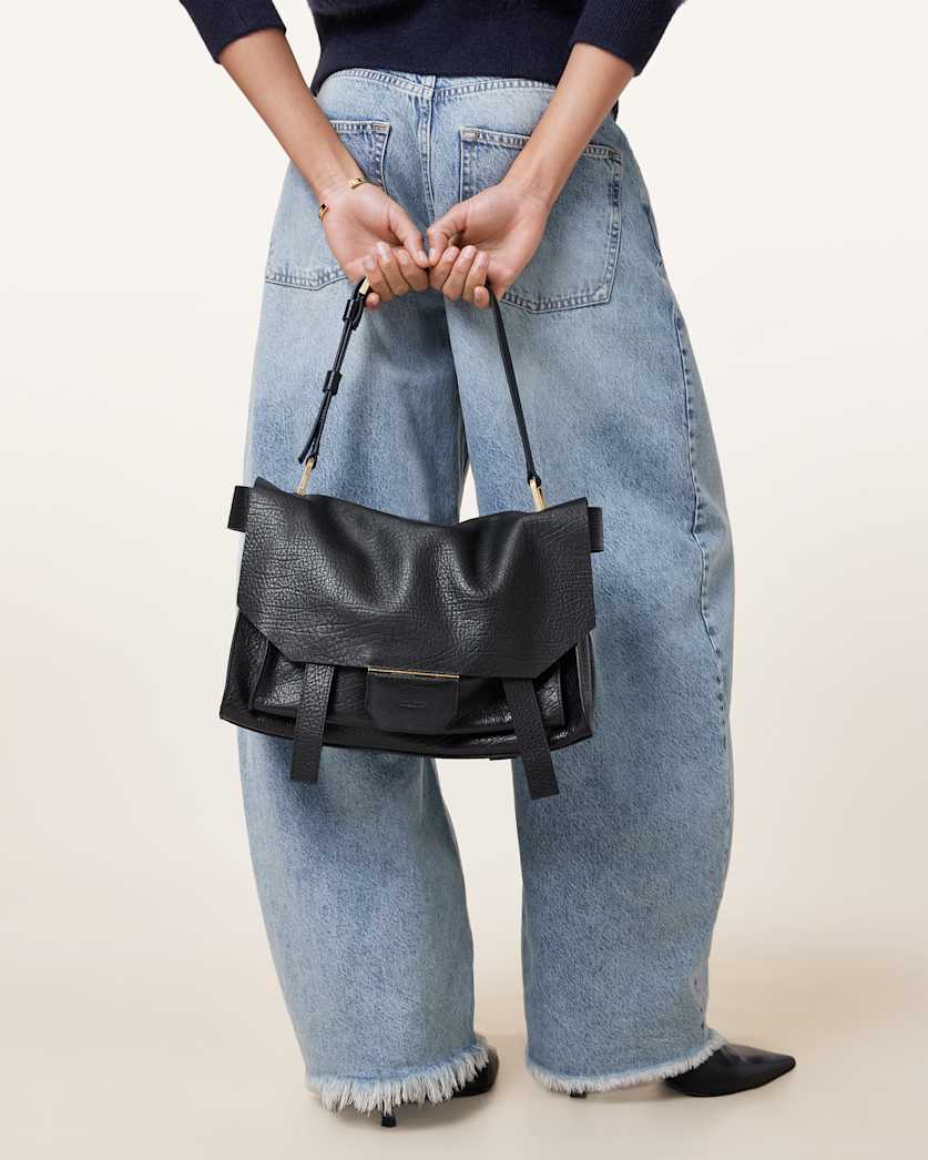 Ursa Grain Leather Satchel Bag