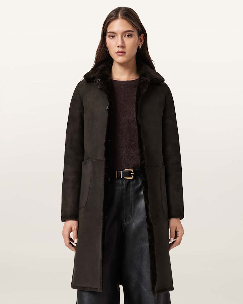 Serra Reversible Shearling Coat