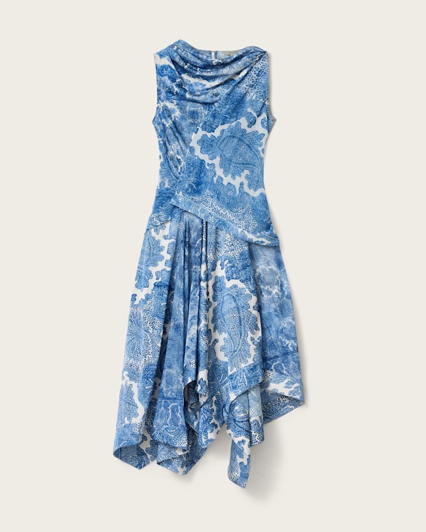 AllSaints Women's Prue Dress - Blue - Size 8 UK/4 US - Joanne Blue