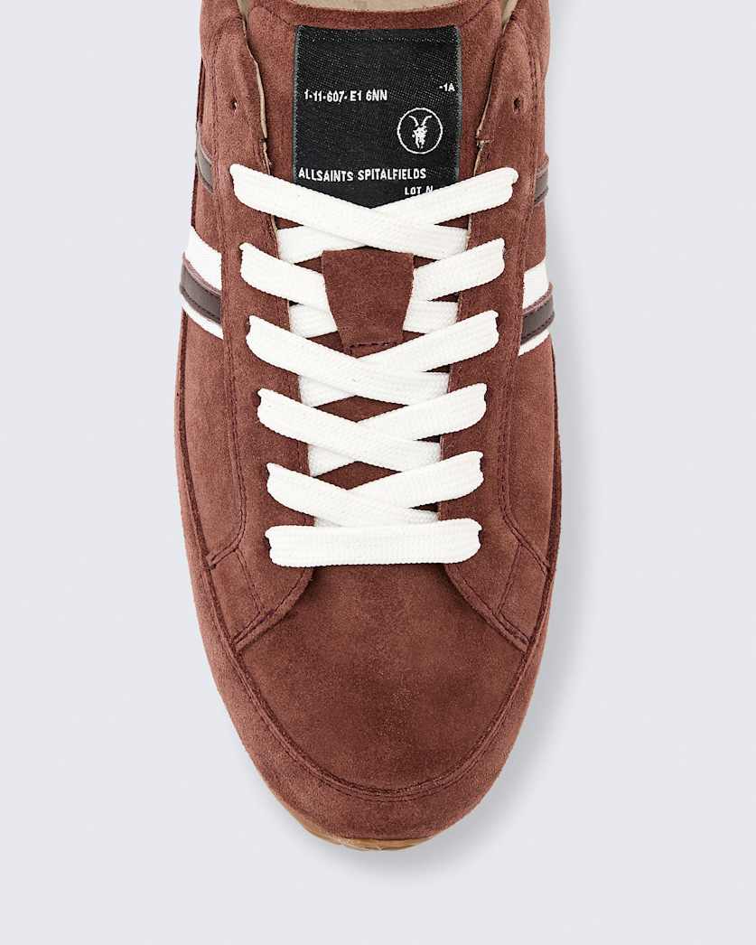 Liam Leather And Suede Low-Top Trainers