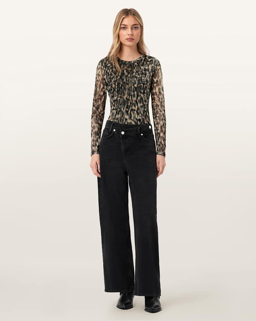 Ellie Mesh Long Sleeve T-Shirt