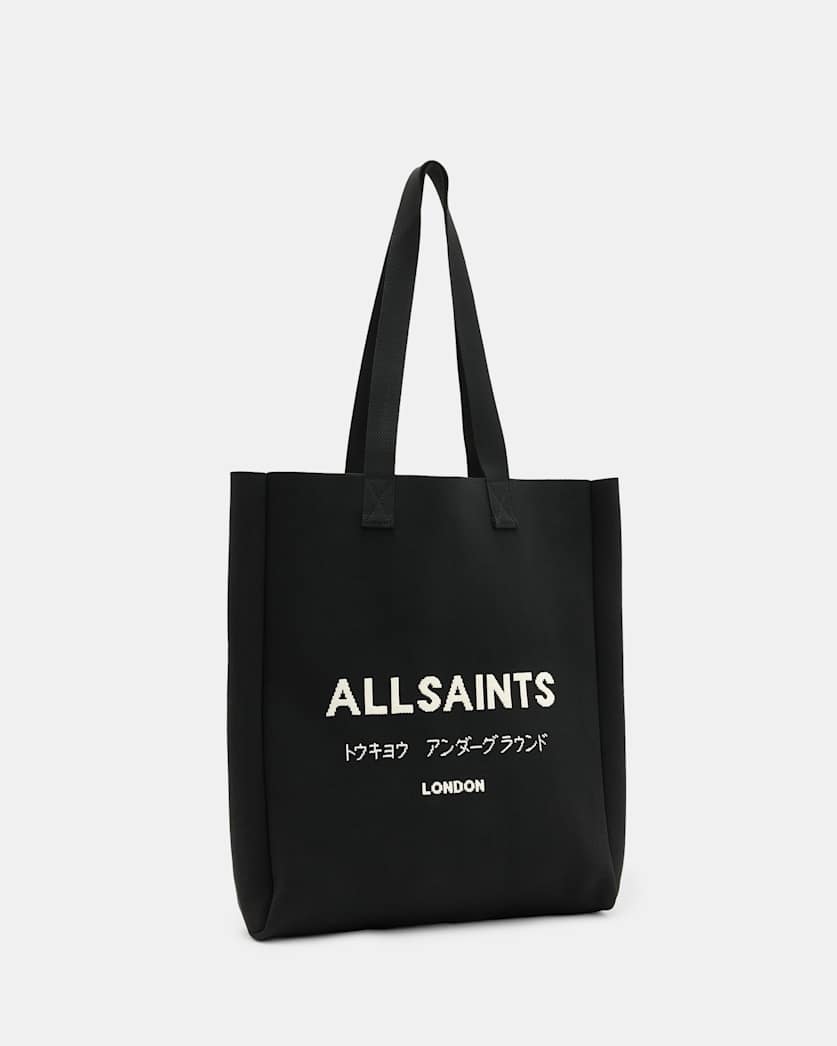 Izzy Logo Print Knitted Tote Bag