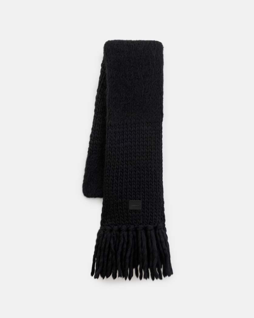 Amber Mixed Knitted Scarf