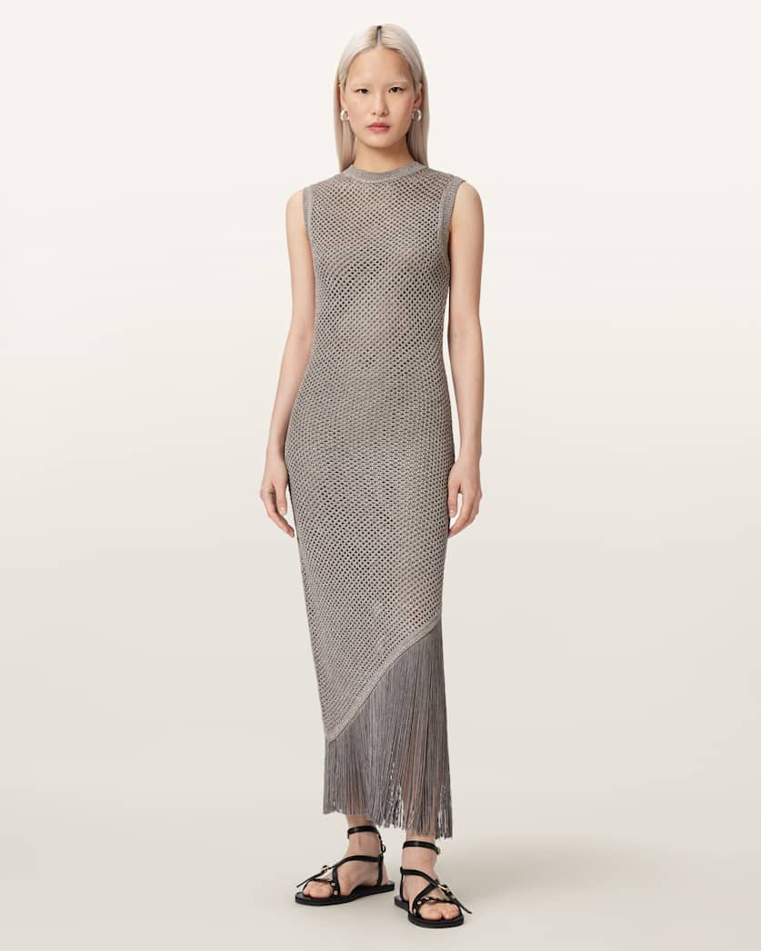 Allsaints Jessie Maxi Dress - Grey