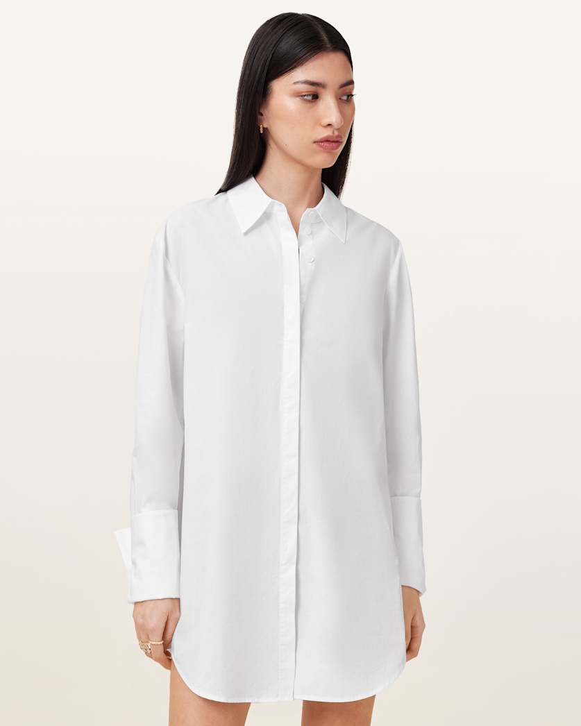 Alber Long Sleeve Shirt Dress