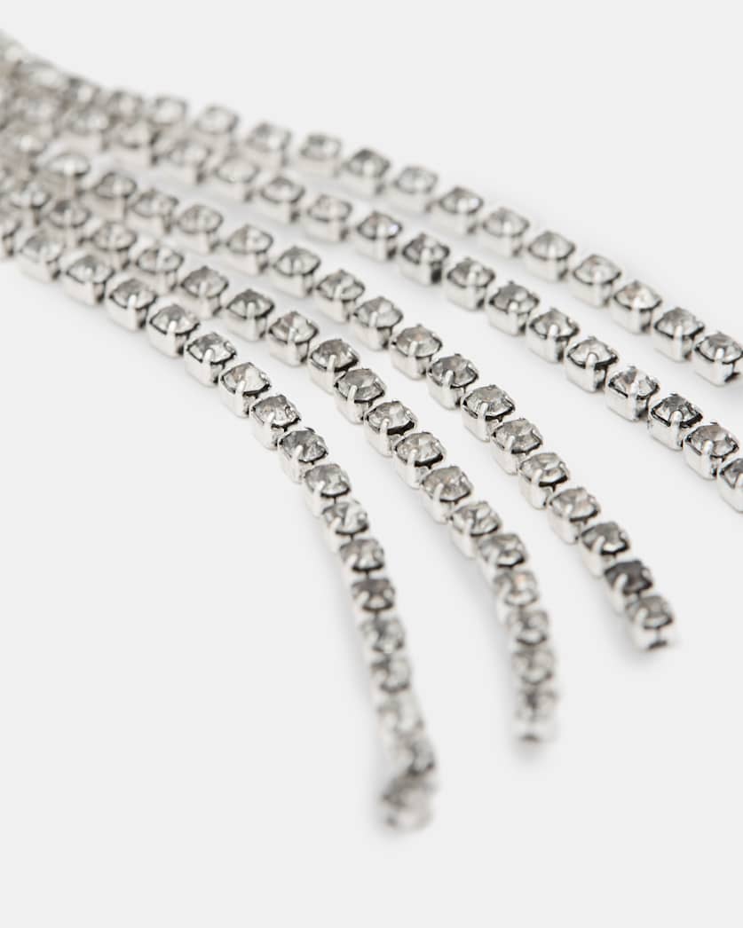 Eclipse Chain Star Earrings