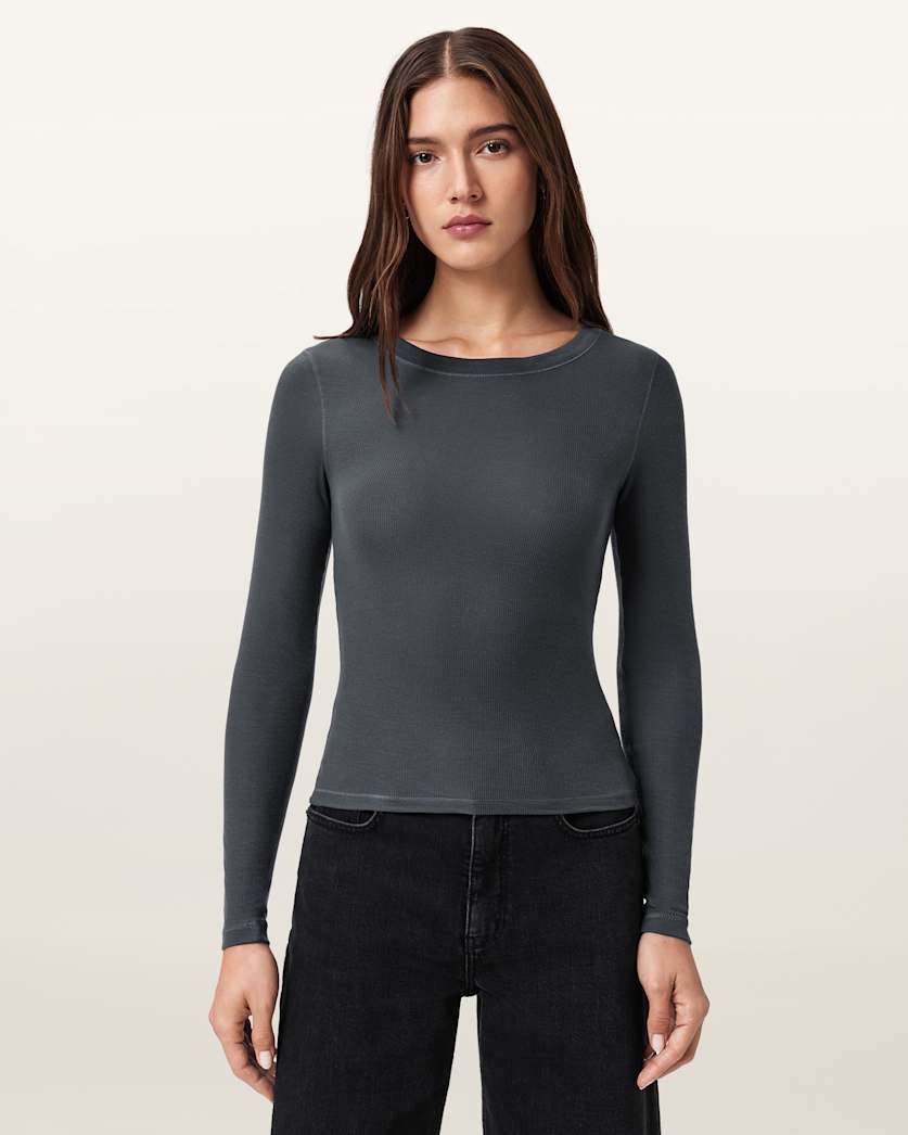 Rina Long Sleeve Crew Neck T-Shirt