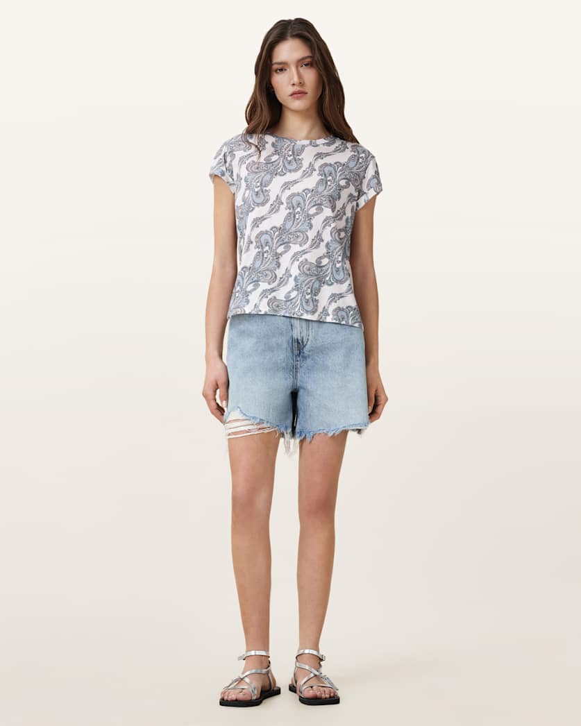 Anna Print Crew Neck T-Shirt