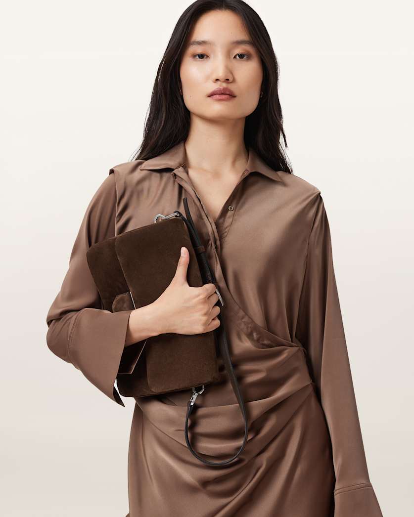 Ondine Suede Shoulder Bag