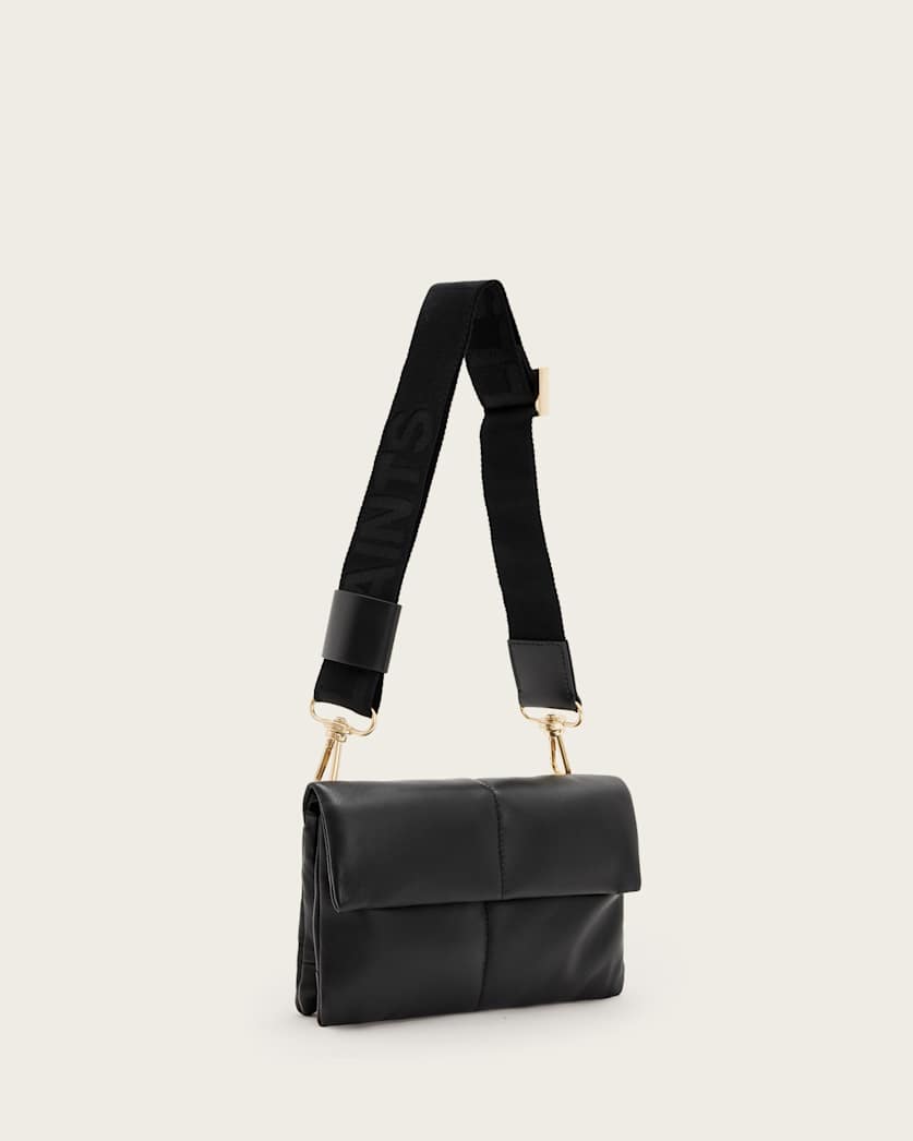 Ezra Quilted Leather Crossbody Bag
