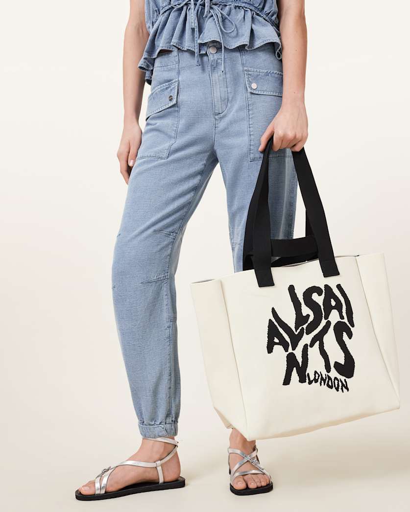 Izzy Orlando Logo Knitted Tote Bag