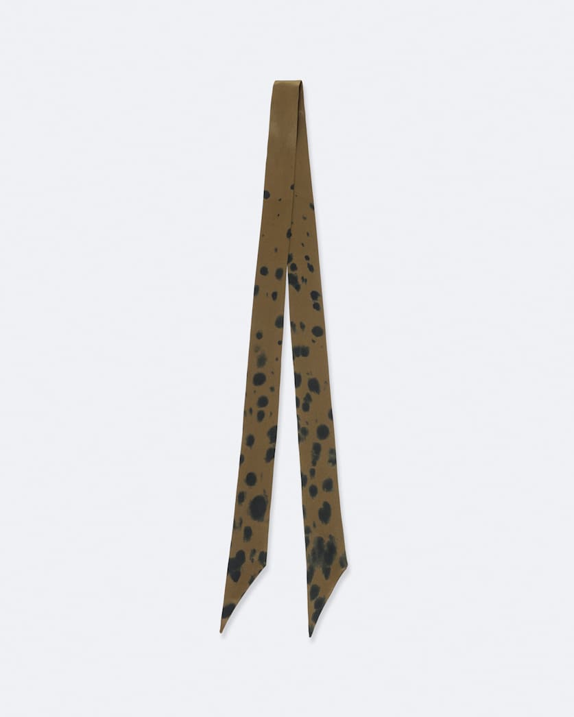 Effusion Printed Skinny Silk Scarf