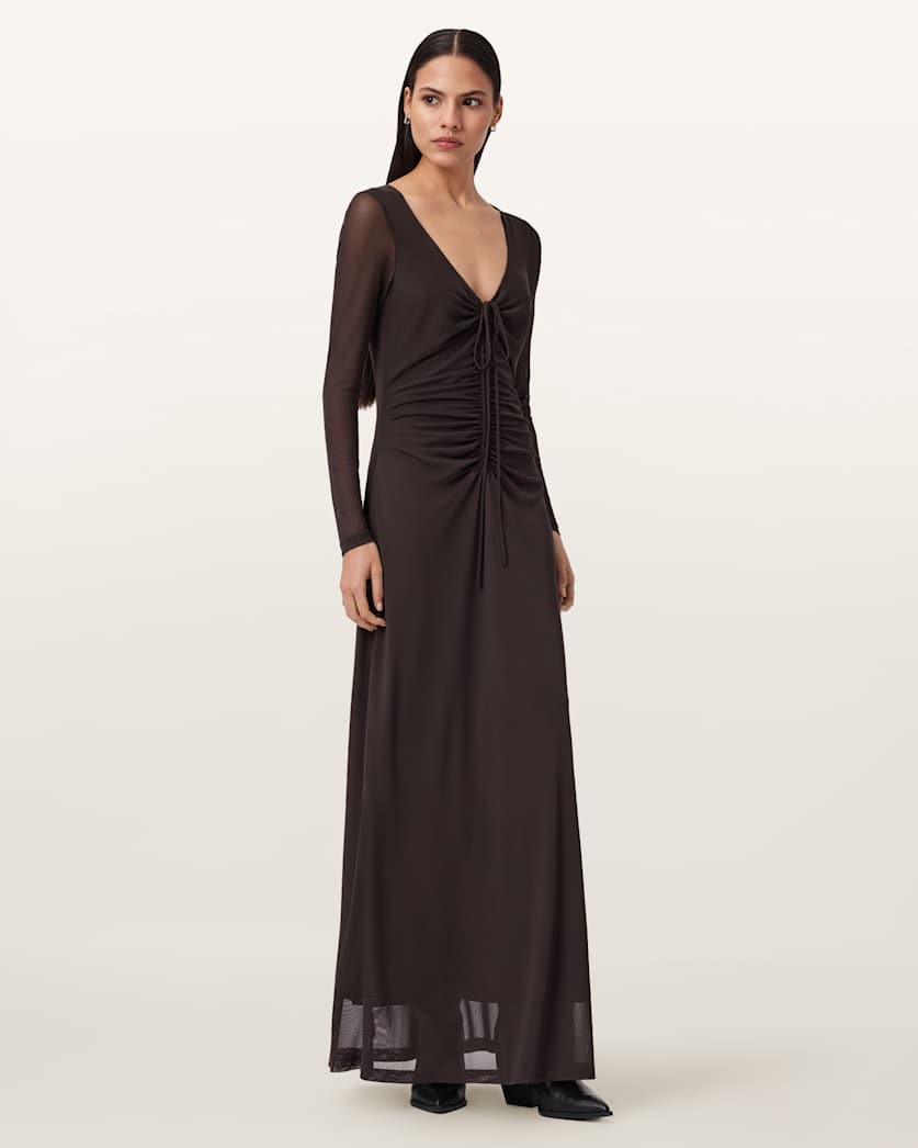 Gabby Mesh Maxi Dress