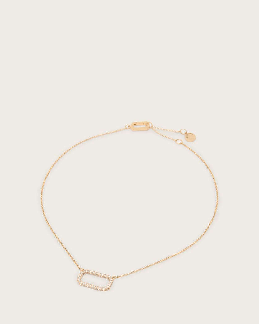 Tia Crystal Pave Necklace