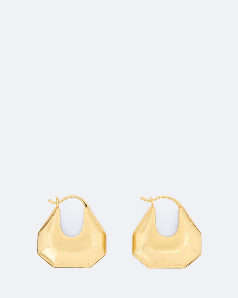 Meera Chunky Faceted Earrings