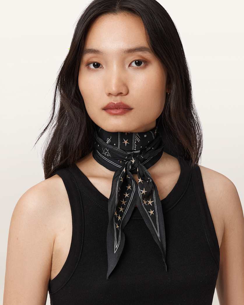 Jett Silk Skinny Scarf