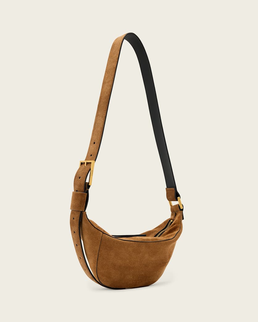 Luna Suede Crossbody Bag