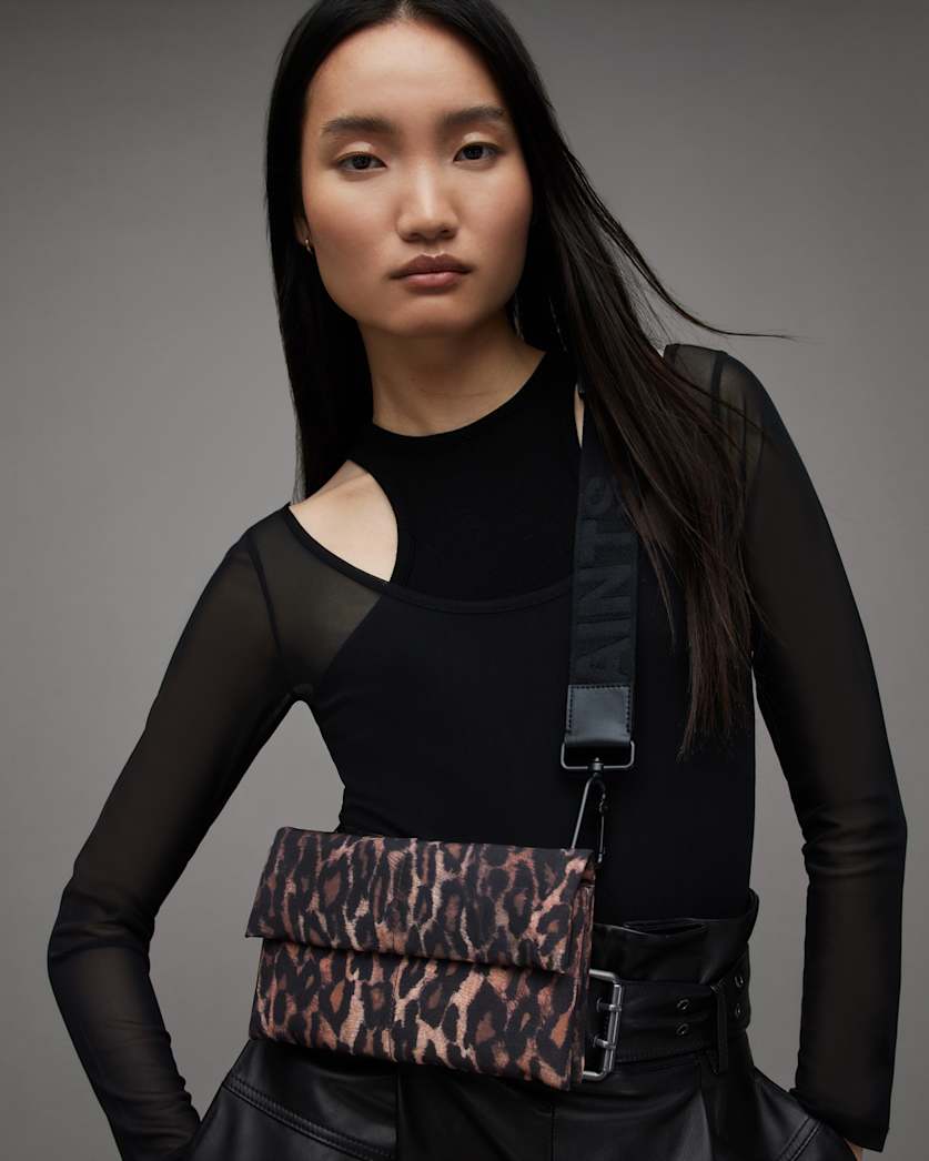 Ezra Anita Nylon Crossbody Bag