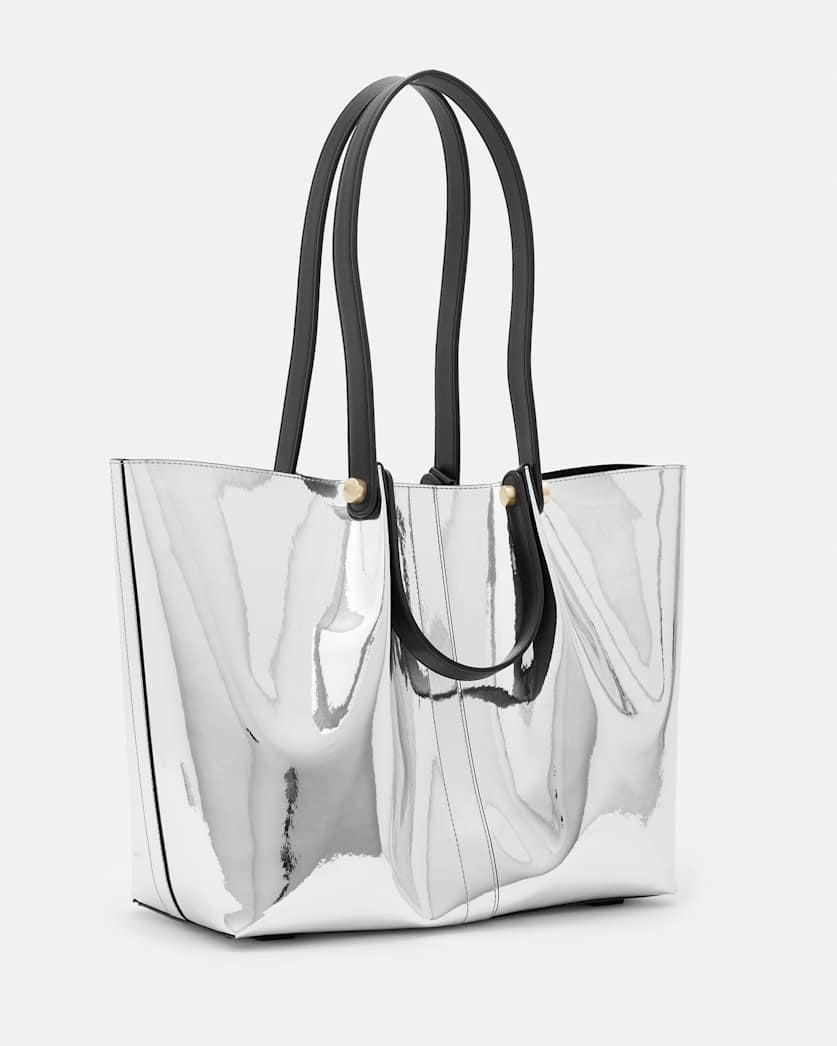 Allington Metallic Leather Tote Bag