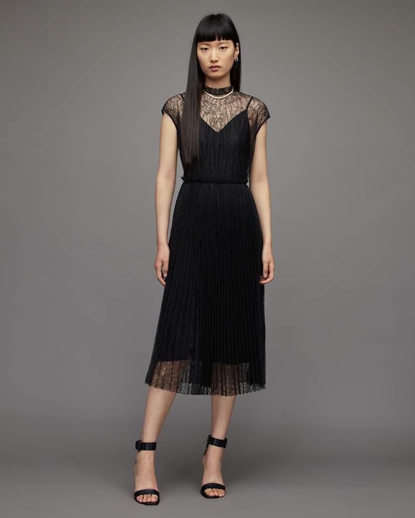 Arya Lace Midi Dress