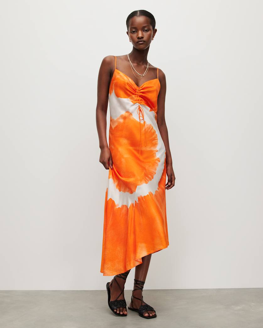 Alexia Silk Blend Mariana Midi Dress