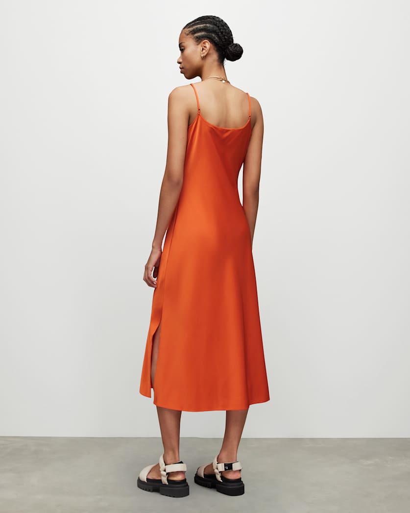 Hadley Cowl Neck Midi Slip Dress