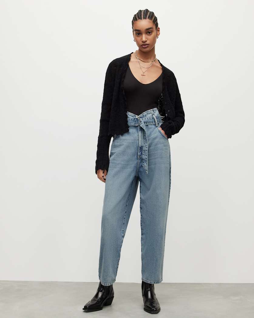 Sammy High-Rise Paperbag Jeans