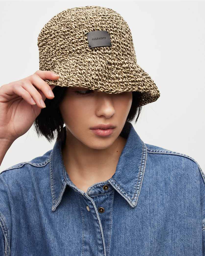 Enya Straw Bucket Hat