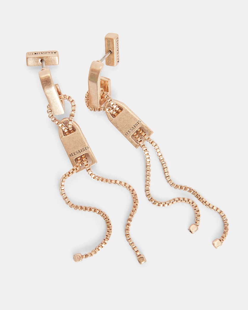 Zosia Chain Gold-Tone Earrings