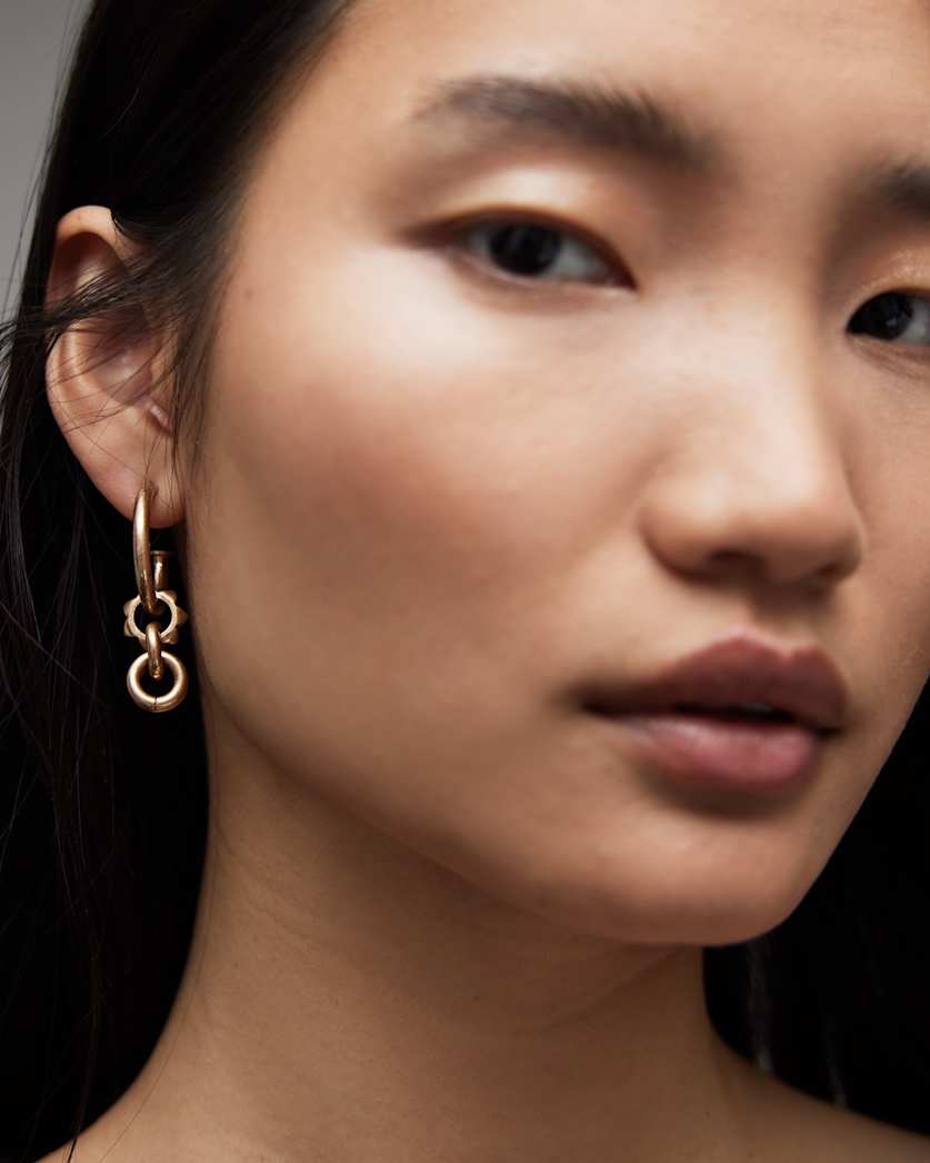 Sierra Gold-Tone Hoop Earrings