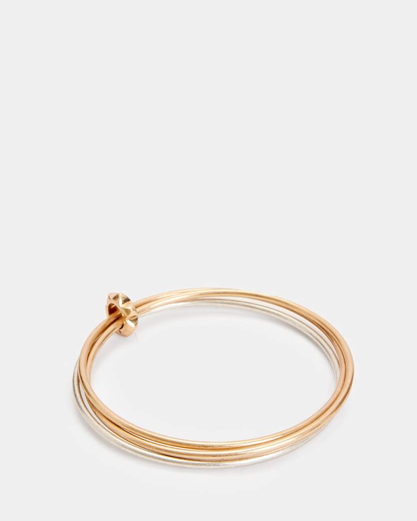Sierra Two Tone Bangle Set