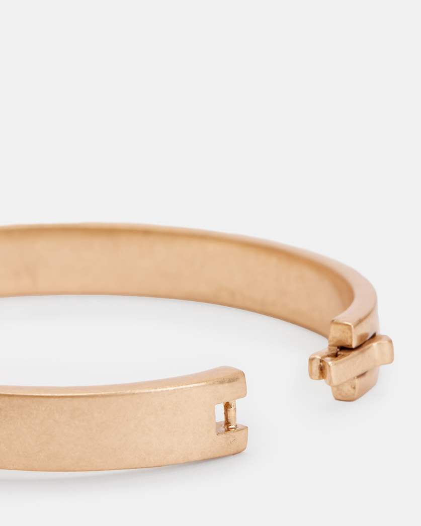 Brea Buckle Gold-Tone Bangle
