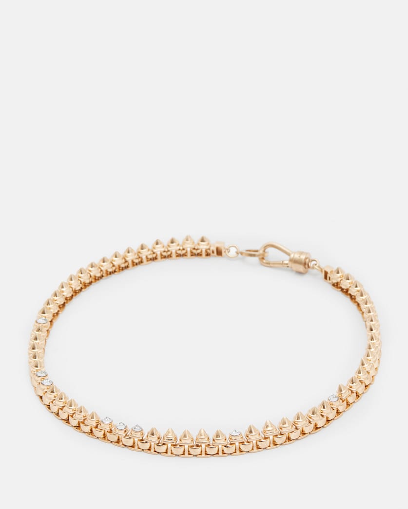 Bobbie Box Chain Studded Necklace