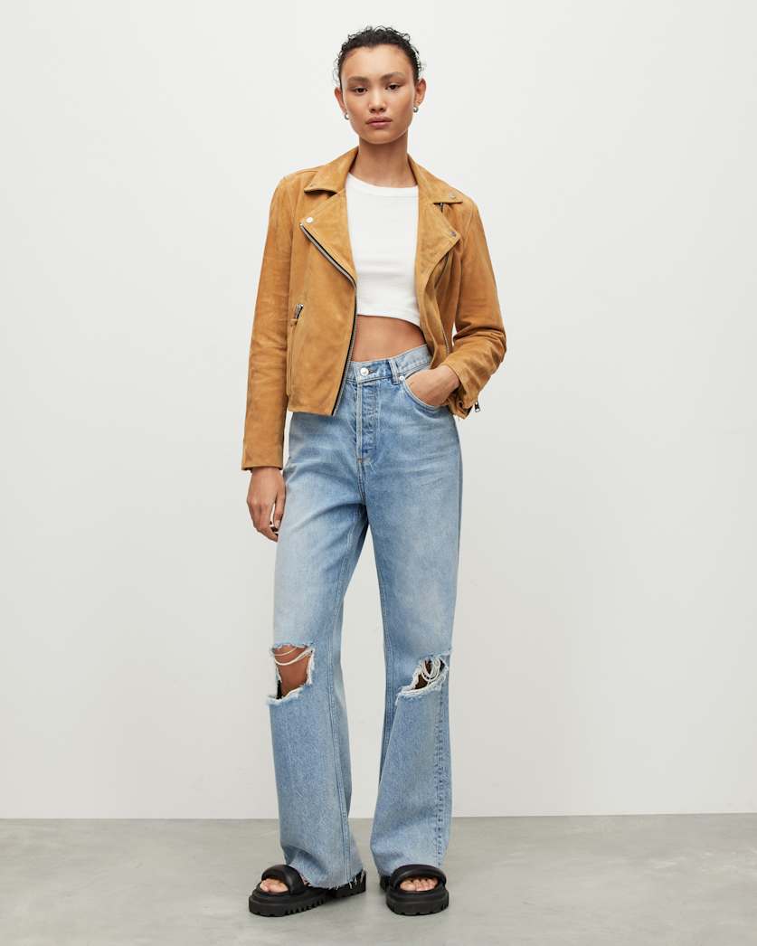 Dalby Suede Biker Jacket