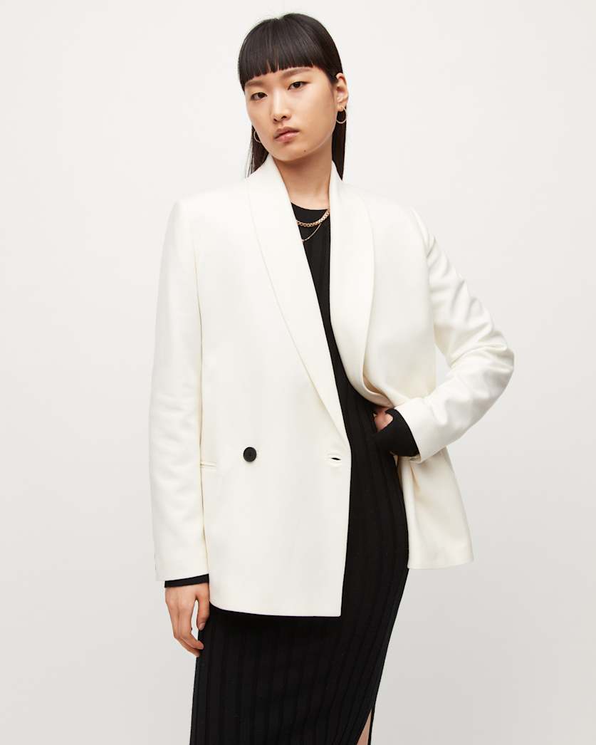 Lalia Wool-Cashmere Blend Blazer