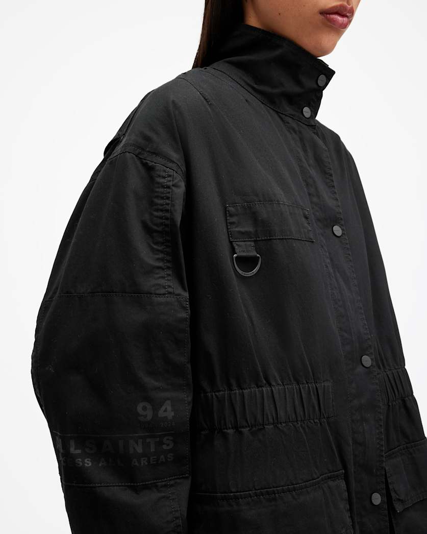 Milla Relaxed Fit Printed Parka Jacket