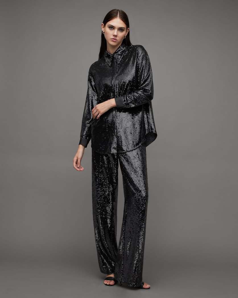 Charli Sequin Relaxed Fit Shirt
