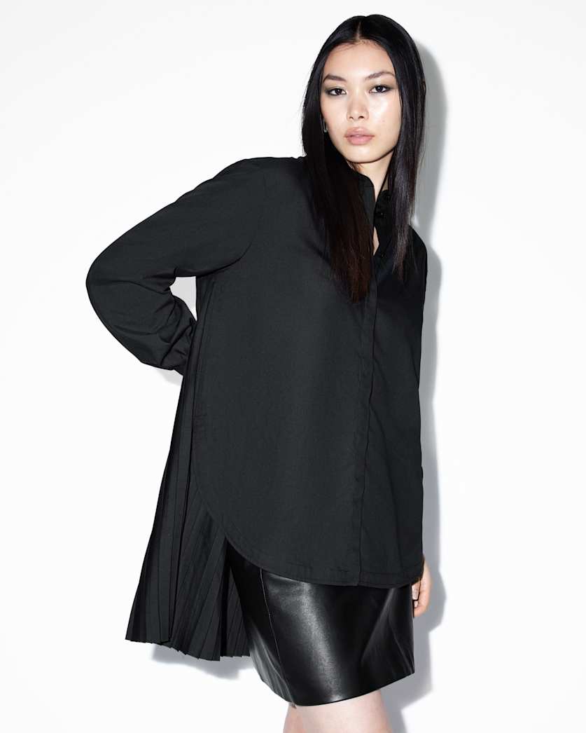 Percy Pleated Relaxed Fit Shirt