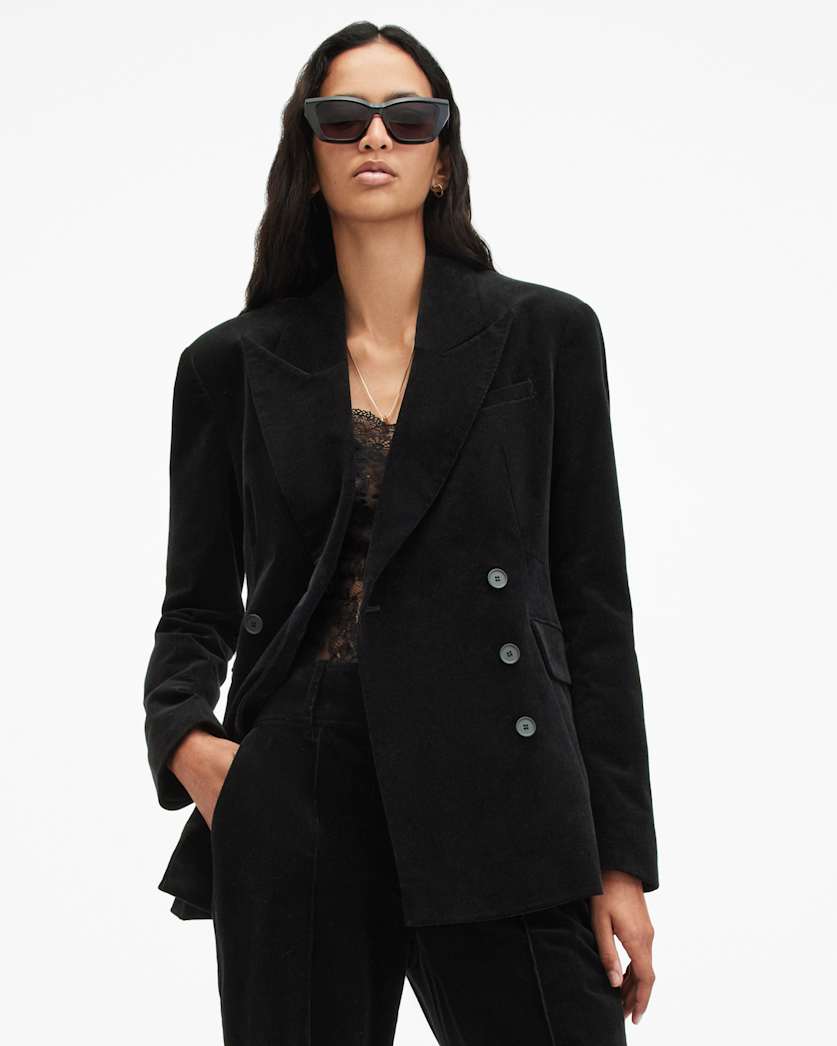 Sevenh Cinched Waist Slim Fit Blazer