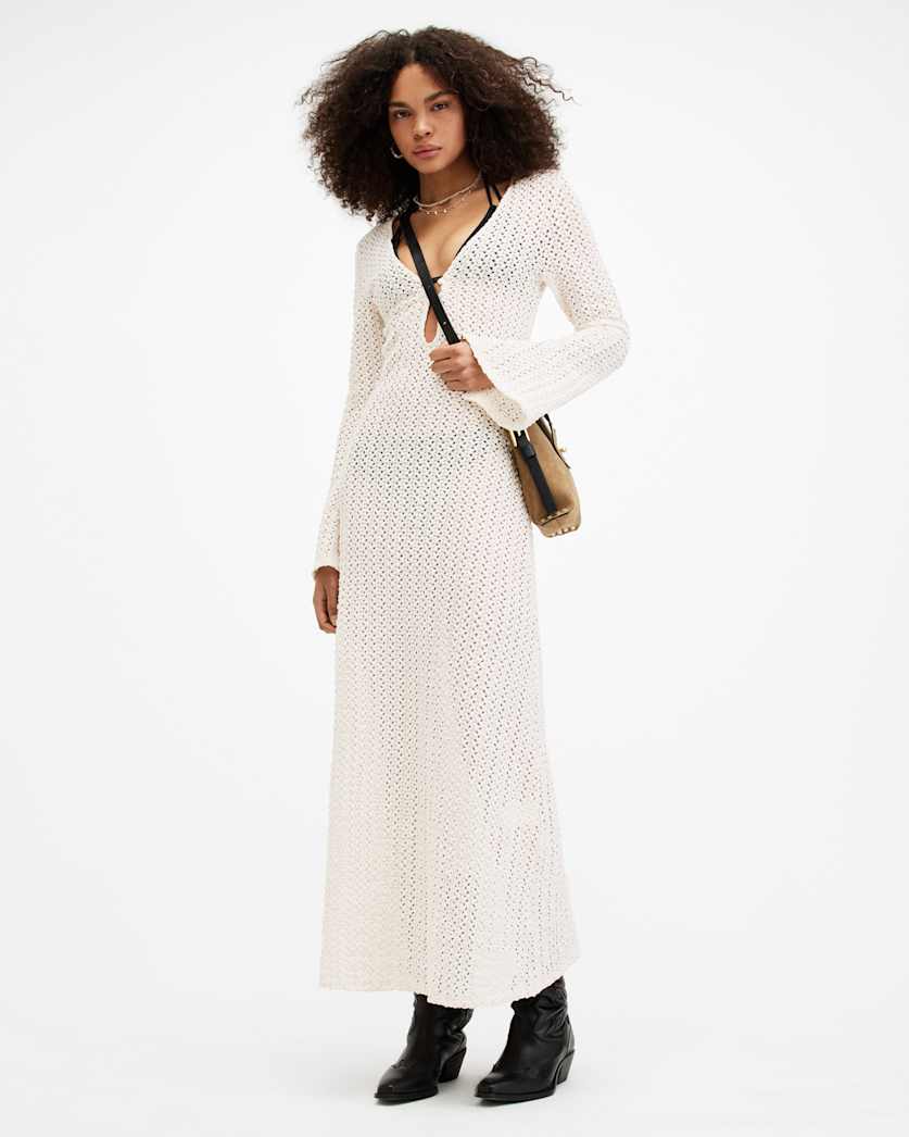 Karma Crochet Slim Fit Maxi Dress
