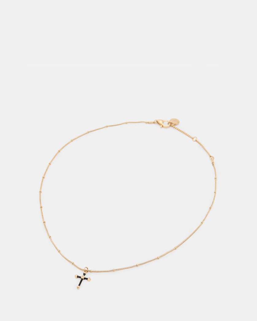 Lyra Cross Pendant Necklace