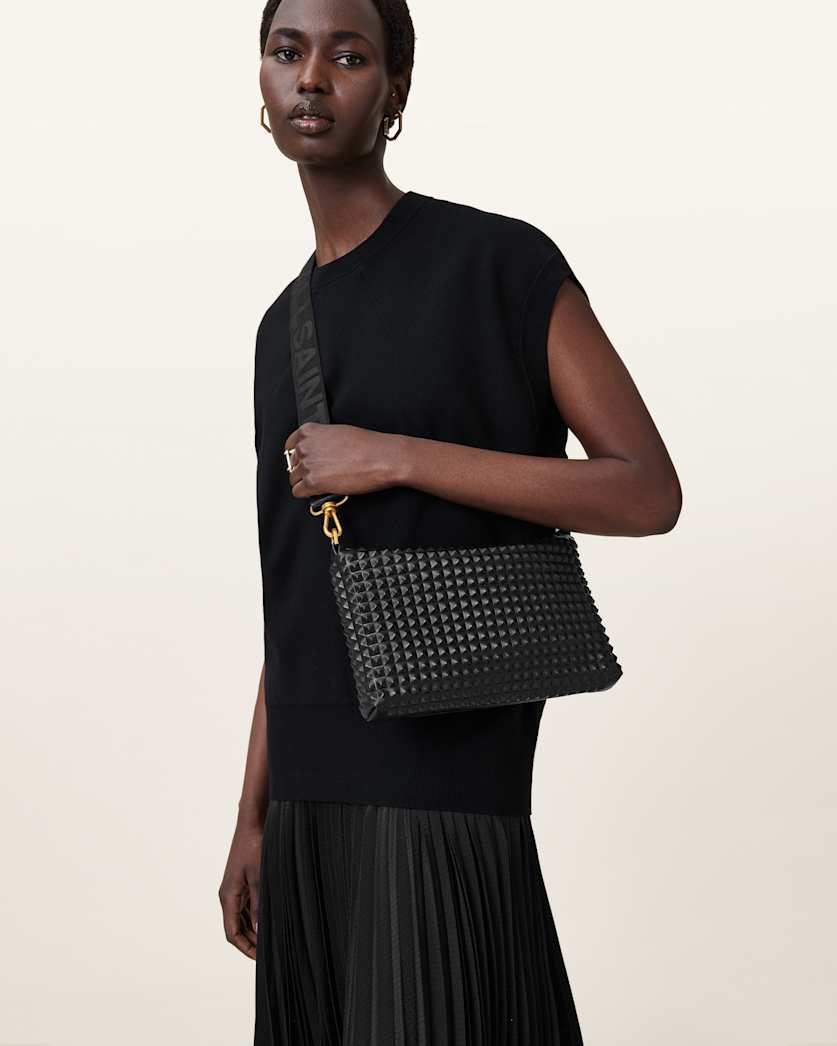 Eve Studded Leather Crossbody Bag