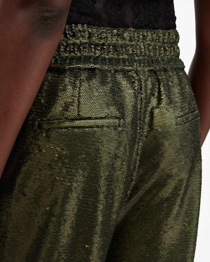 Charli Wide Leg Sequin Trousers