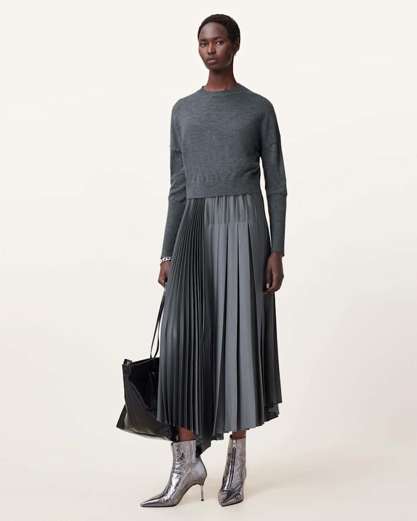 Adriana 2-in-1 Midi Dress