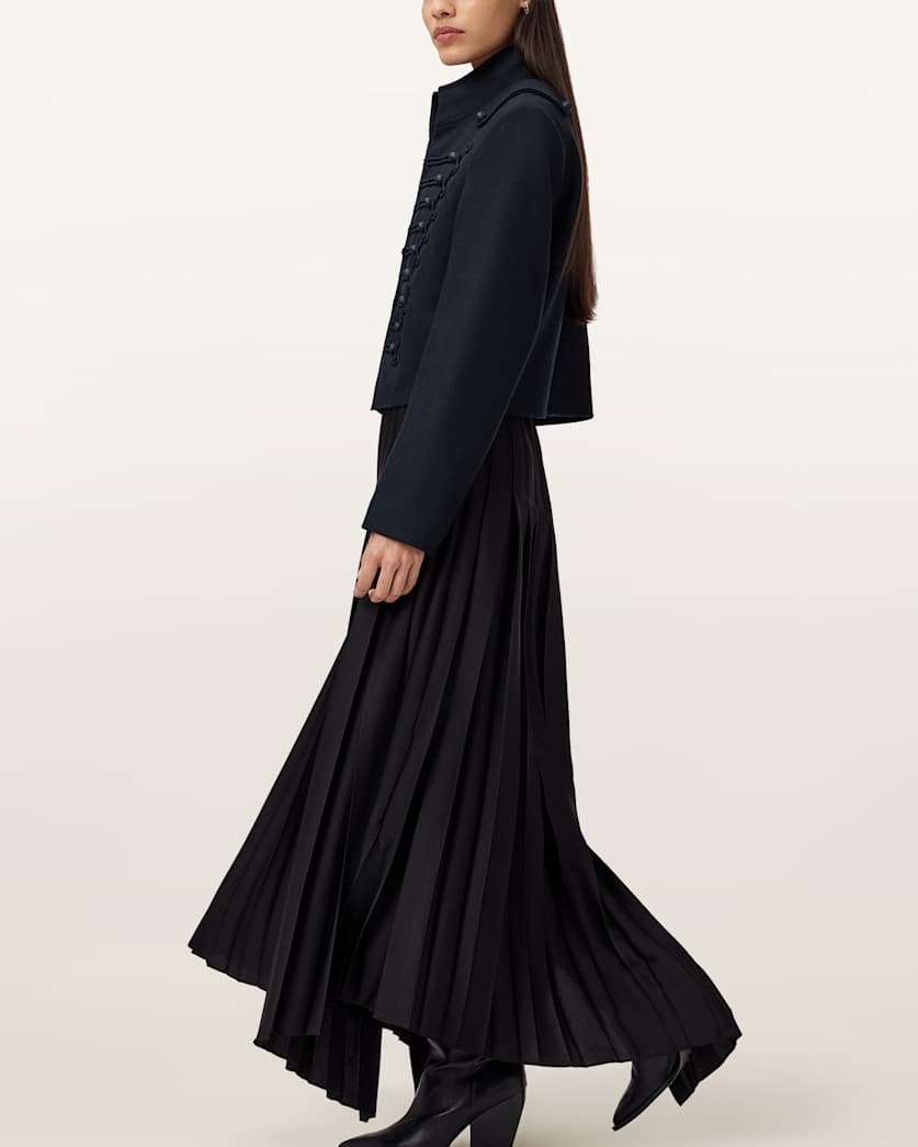 Rummy Cropped Wool Blend Jacket