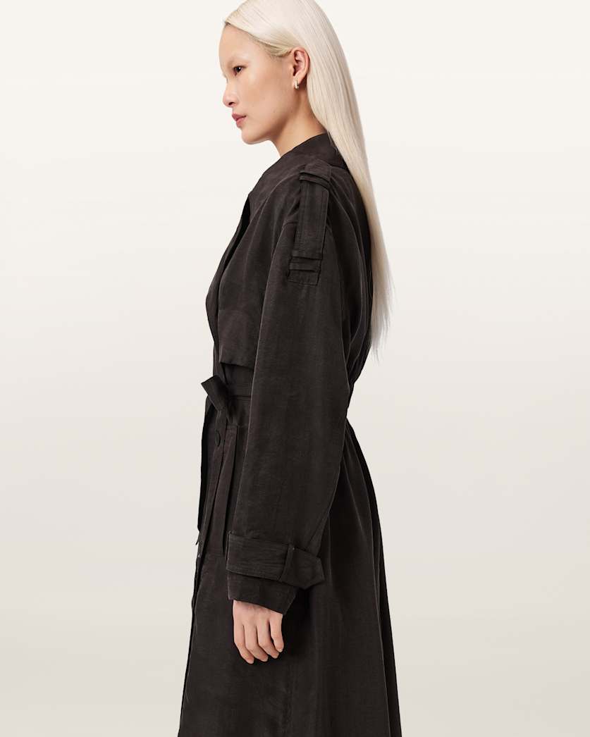 Linnie Relaxed Fit Trench Coat
