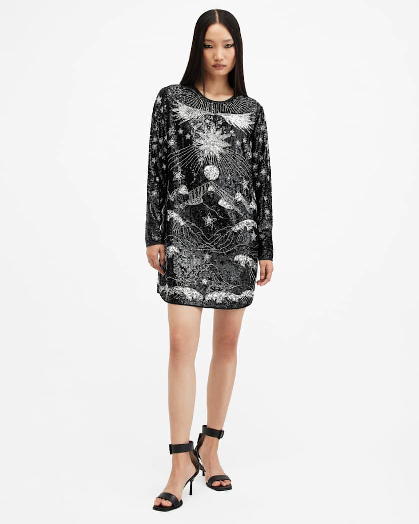 Noushka Embellished Mini Dress