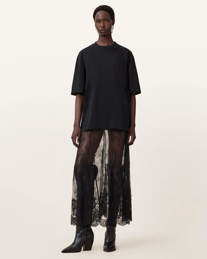 Arran Lace Ankle Length Skirt