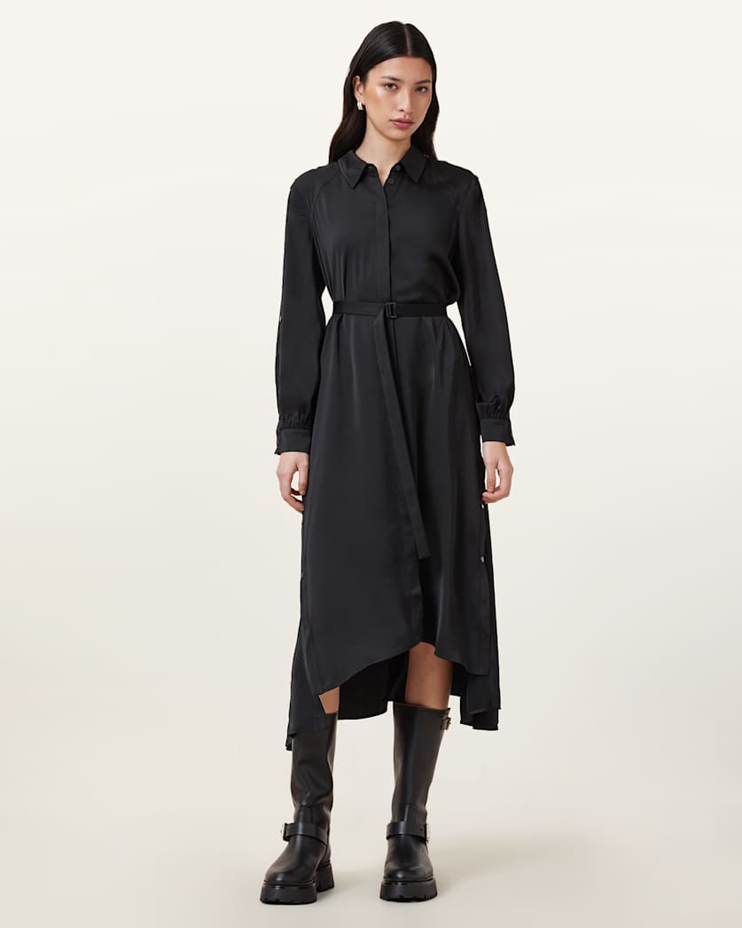 Lexi Satin Midi Dress