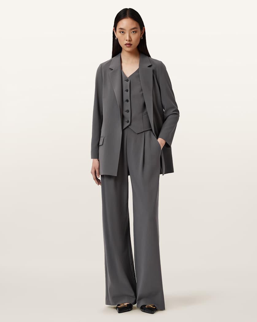Aleida Lightweight Wide Leg Trousers